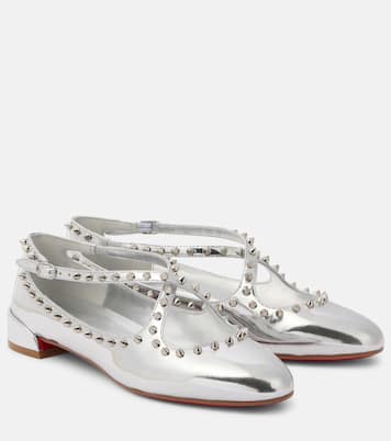 Ballerine Pilouta Jane Spikes in pelle | Christian Louboutin