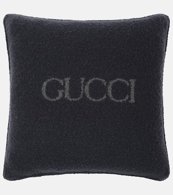 GG Macro wool-blend bouclé cushion | Gucci