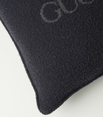 GG Macro wool-blend bouclé cushion | Gucci