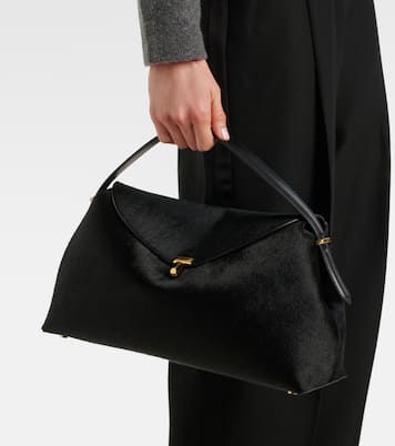 Sac T-Lock en cuir façon poulain | Toteme