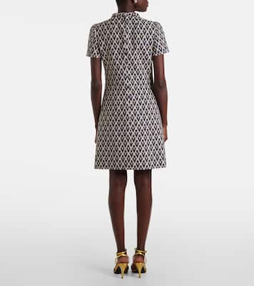 Wool jacquard minidress | Valentino