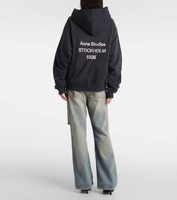 Sudadera con capucha de mezcla de algodón | Acne Studios
