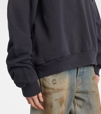 Sudadera con capucha de mezcla de algodón | Acne Studios