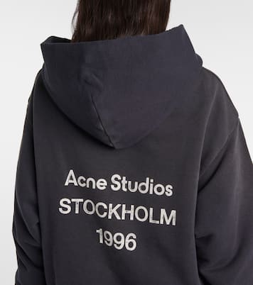 Sudadera con capucha de mezcla de algodón | Acne Studios