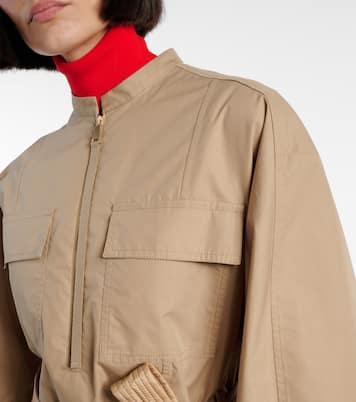 Abito midi in popeline di misto cotone | Moncler