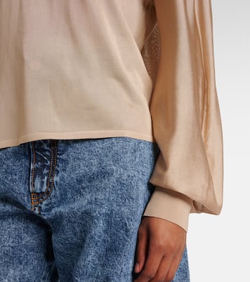 Pullover con lamé  | Alaïa