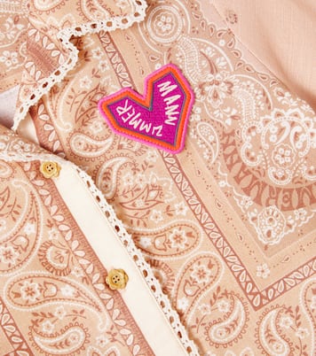 Abito Lucky in cotone con stampa | Zimmermann Kids