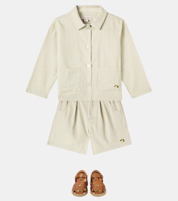 Frankie striped cotton overshirt | Konges Sløjd
