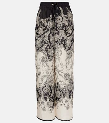 Pantalon ample Rhiannon en soie | Zimmermann