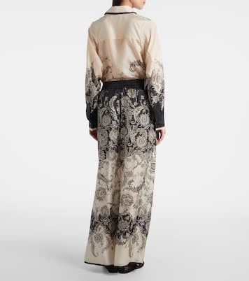 Pantalon ample Rhiannon en soie | Zimmermann