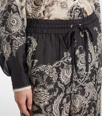 Pantalon ample Rhiannon en soie | Zimmermann