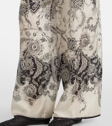 Pantalon ample Rhiannon en soie | Zimmermann