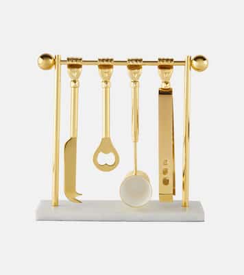 Barbell stainless steel barware set | Jonathan Adler