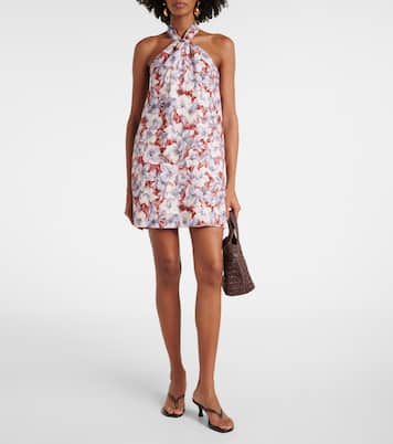 Robe Luna en lin à fleurs | Posse