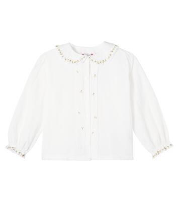 Janeke embroidered cotton blouse | Bonpoint