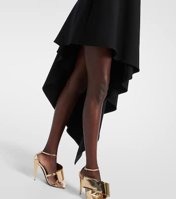 Asymmetric draped wool cocktail dress | Givenchy