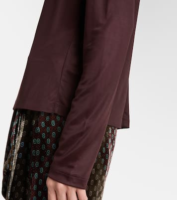 Huala draped top | Dries Van Noten