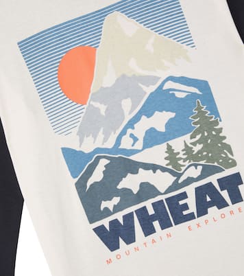 Bedrucktes Longsleeve Beck aus Baumwolle | Wheat