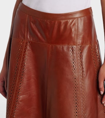 Aninda leather midi skirt | Ulla Johnson