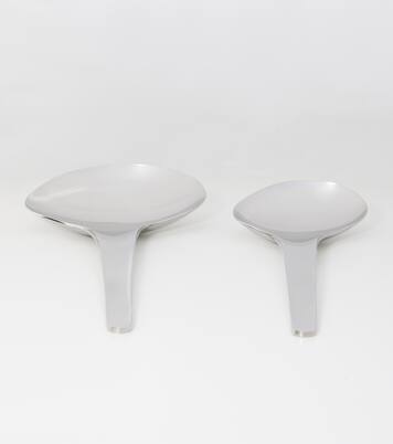 Bloom set of 2 stainless steel spoons by Helle Damkjær | Georg Jensen