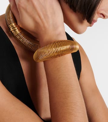 Logo cuff bracelet | Alaïa