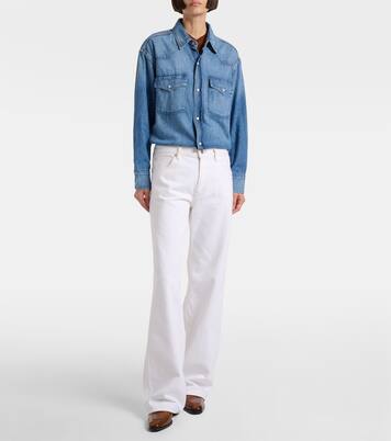 Mid-Rise Barrel Jeans Bubble | Frame