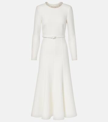 Crystal-embellished crêpe cocktail dress | Roland Mouret