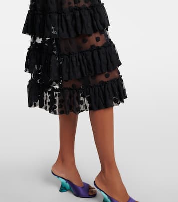 Midikleid aus einem Baumwollgemisch | Dries Van Noten