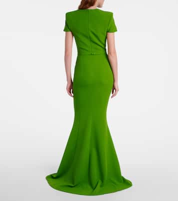 Robe longue Parker en crêpe | Safiyaa