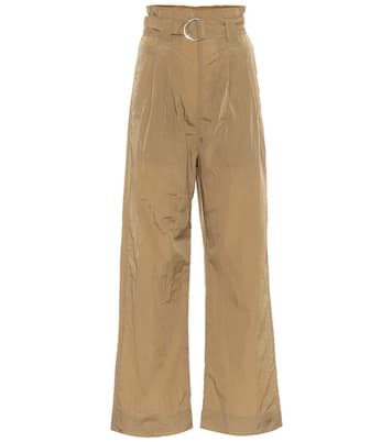 Pantalon droit Tech à taille haute | Ganni