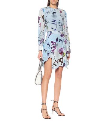 Gonna a stampa in seta | Stella McCartney