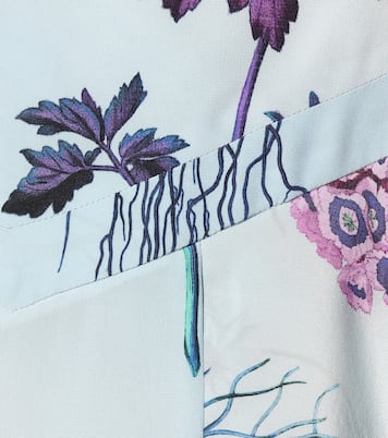 Gonna a stampa in seta | Stella McCartney
