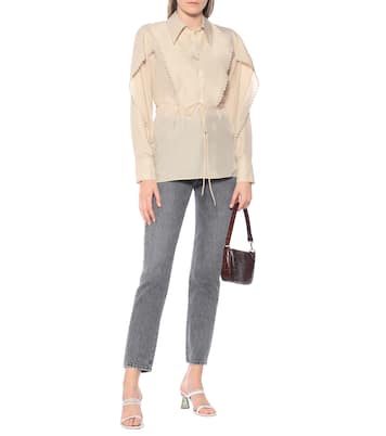 Blusa de georgette de seda | Stella McCartney