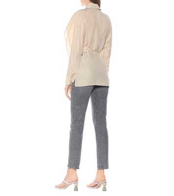 Blusa de georgette de seda | Stella McCartney