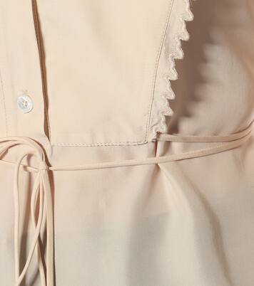 Blusa de georgette de seda | Stella McCartney