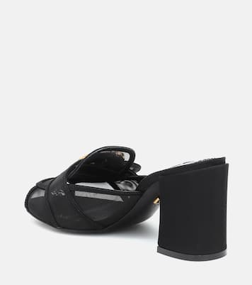 Verzierte Pantoletten aus Mesh | Dolce&Gabbana