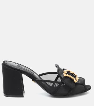 Verzierte Pantoletten aus Mesh | Dolce&Gabbana