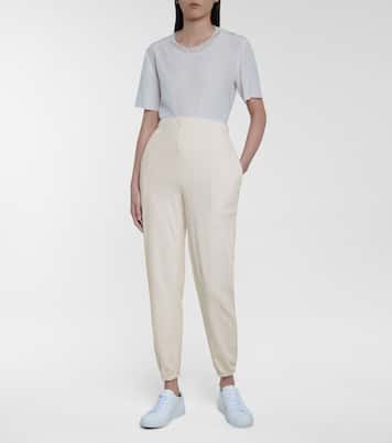 Velour sweatpants | Les Tien