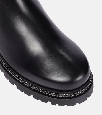 Cleo embellished leather Chelsea boots | Rene Caovilla