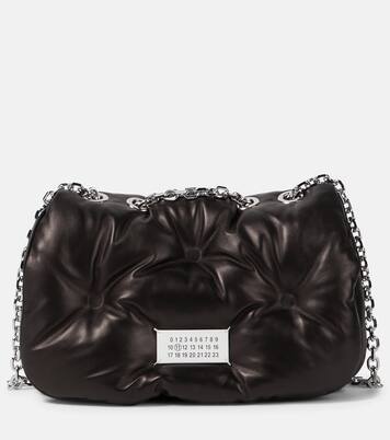 Sac Glam Slam Flap en noir Maison Margiela Mytheresa