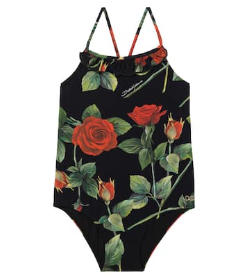 Maillot de bain à fleurs | Dolce&Gabbana Kids