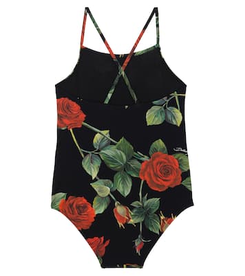 Maillot de bain à fleurs | Dolce&Gabbana Kids
