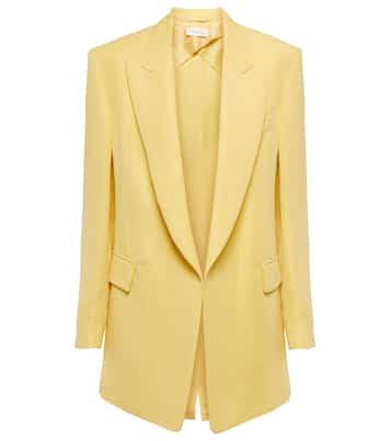 Rieti linen-blend blazer | Sportmax