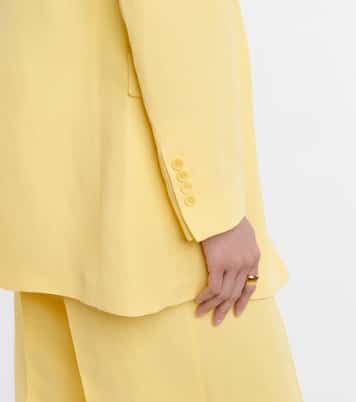 Rieti linen-blend blazer | Sportmax