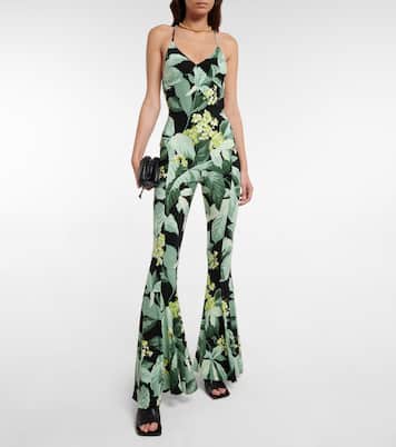 Printed jersey jumpsuit | Norma Kamali