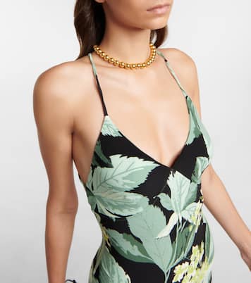 Printed jersey jumpsuit | Norma Kamali