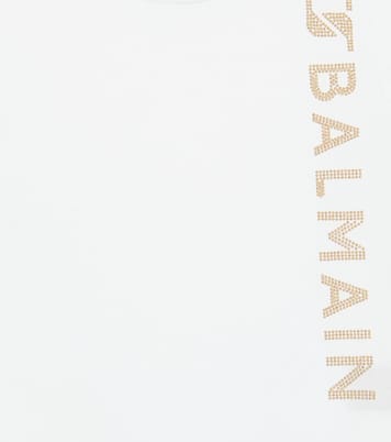 Embellished cotton T-shirt | Balmain Kids
