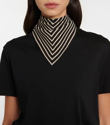 Foulard in seta con logo | Toteme
