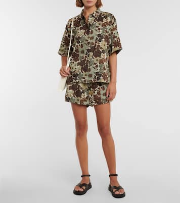 Constantine floral ramie shorts | SIR