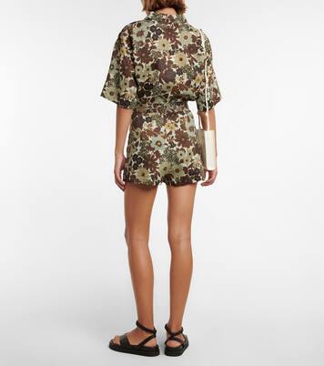 Constantine floral ramie shorts | SIR